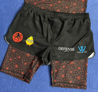 Black and Red Tako Shorts - Nicky Ryan Edition