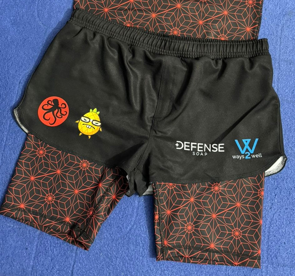 Black and Red Tako Shorts - Nicky Ryan Edition