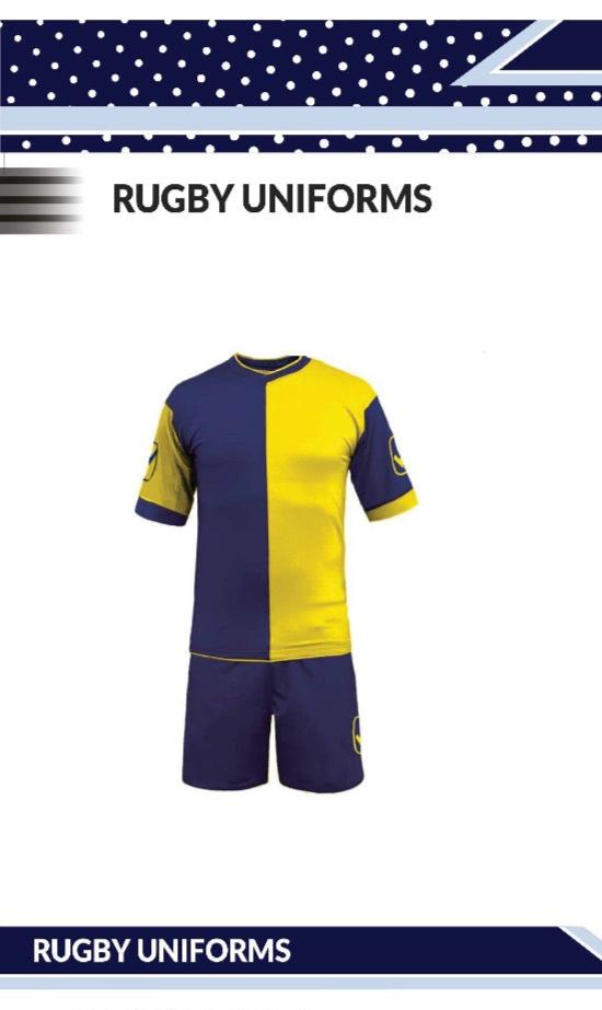 Custom rugby uniforms from Mega BJJ.