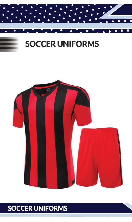 Custom soccer uniforms from Mega BJJ.