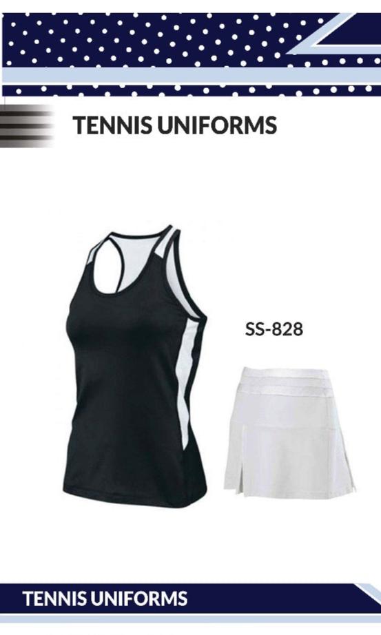 Custom tennis uniforms from Mega BJJ.