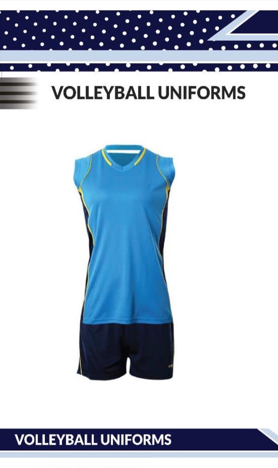 Custom volleyball uniforms from Mega BJJ.