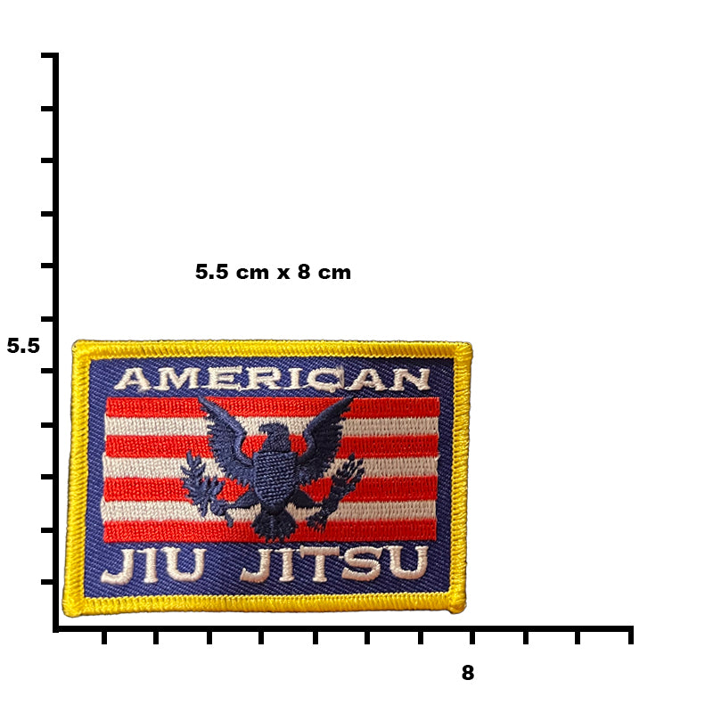 Red J Patch American Jiu Jitsu Patch – MegaBJJ